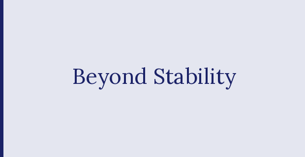 Beyond Stability